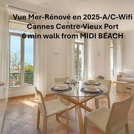 Elegant 2 Pieces Vue Mer, Felix Faure- Coeur De A1b271 דירה *