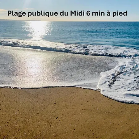 Elegant 2 Pieces Vue Mer, Felix Faure- Coeur De A1b271 דירה